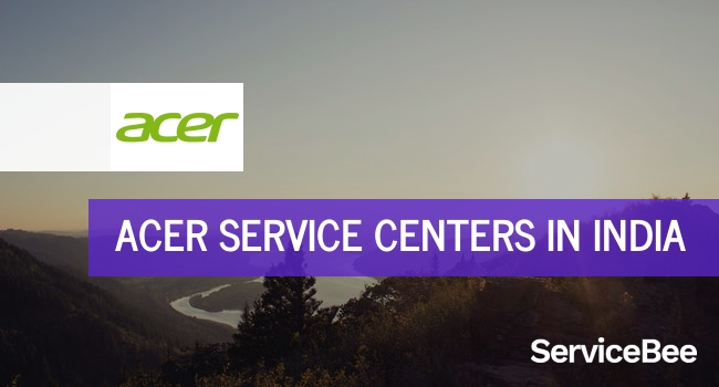 Acer service centers in India.