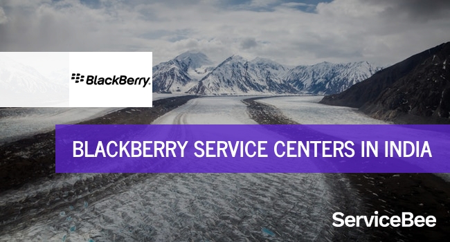 Blackberry service centers in India.