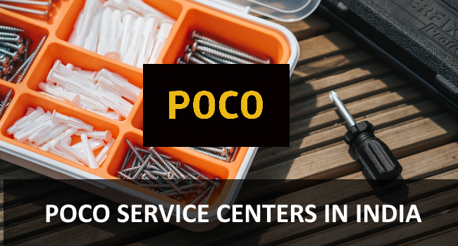 Poco service centers in India.